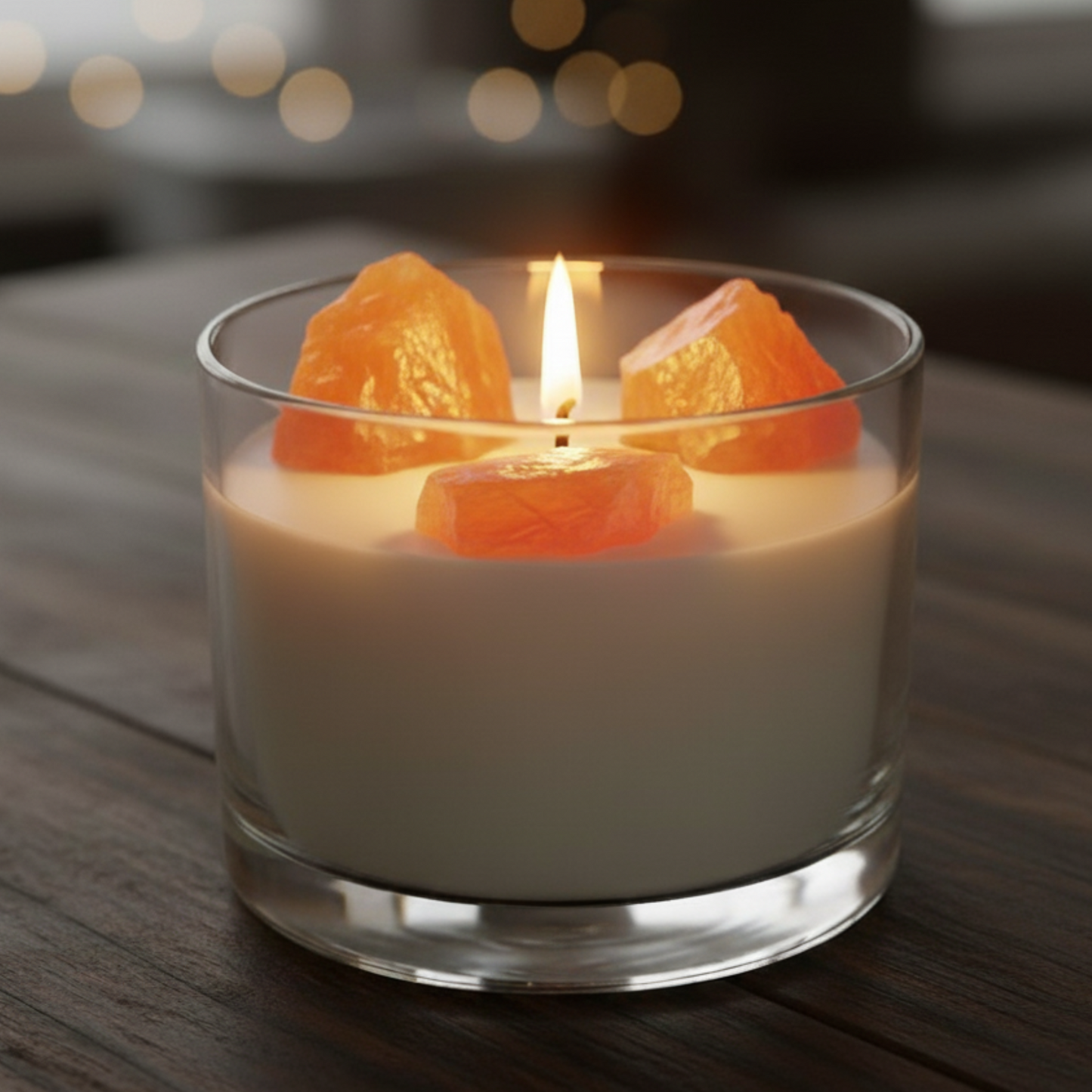 Calcita Naranja en Bruto – Piedra de la Creatividad y la Vitalidad para Velas y Decoración