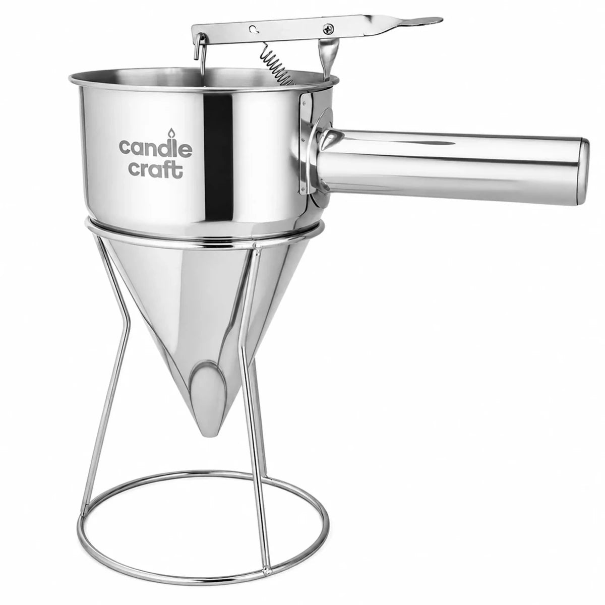 Candle Craft - Dosificador de Cera para Velas | Embudo de Acero Inoxidable para Verter Cera Líquida - 1.2 Litros - Candle Craft