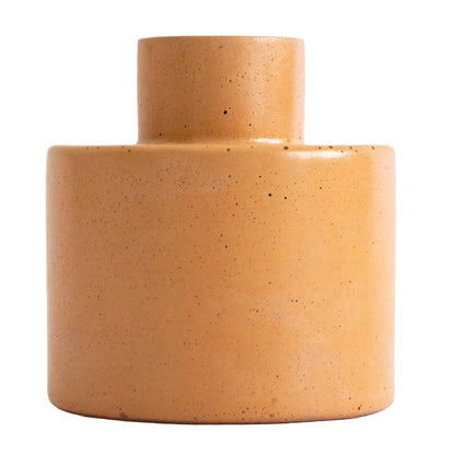 Carrara – Botella Difusora redonda de Concreto para Difusor de Varillas – Marrón Café Fuerte - Candle Craft