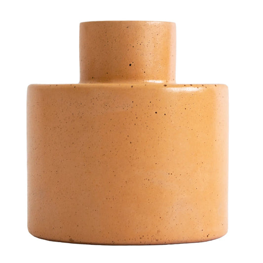 Carrara – Botella Difusora redonda de Concreto para Difusor de Varillas – Marrón Café Fuerte - Candle Craft