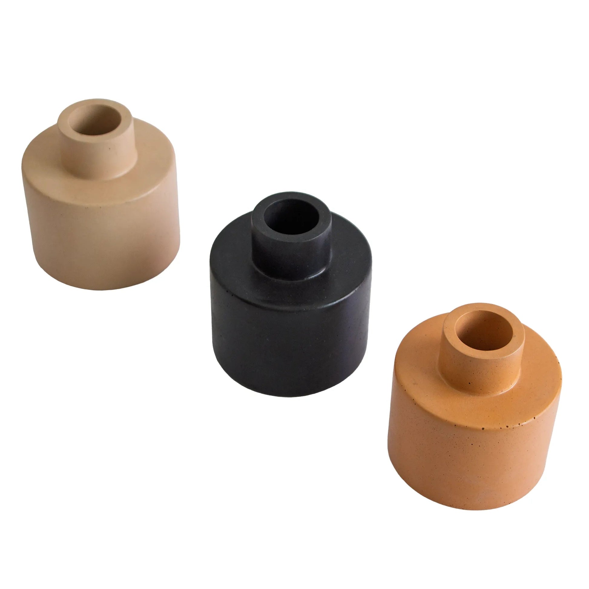 Carrara – Frasco para Difusora redonda Botella de Concreto para Difusor de Varillas – Gris oxford - Candle Craft