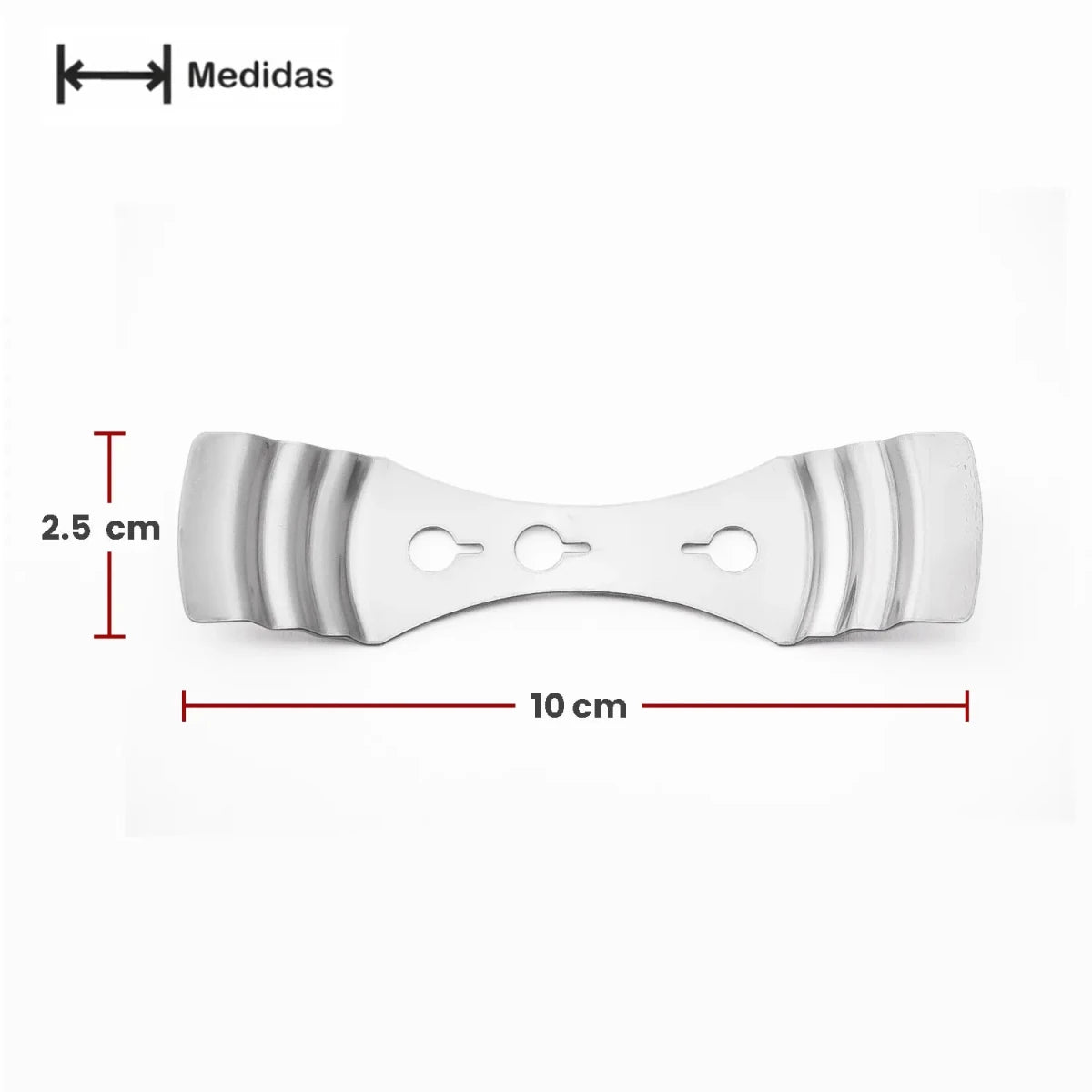 Centrador de Mecha Universal para Velas | Soporte Metálico con 3 Agujeros Redondos para Pabilo - Candle Craft