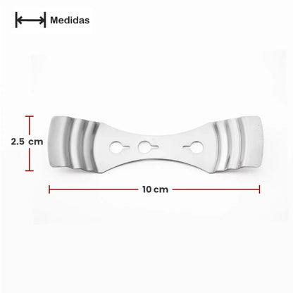 Centrador de Mecha Universal para Velas | Soporte Metálico con 3 Agujeros Redondos para Pabilo - Candle Craft