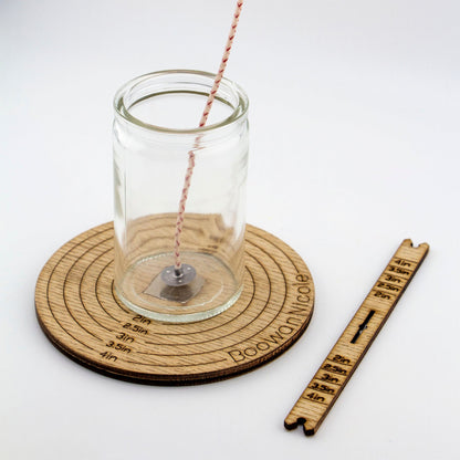 Centrador Magnético - Boowan Nicole - Universal de Pabilos y Mechas (Wick Setter) para Velas - Candle Craft