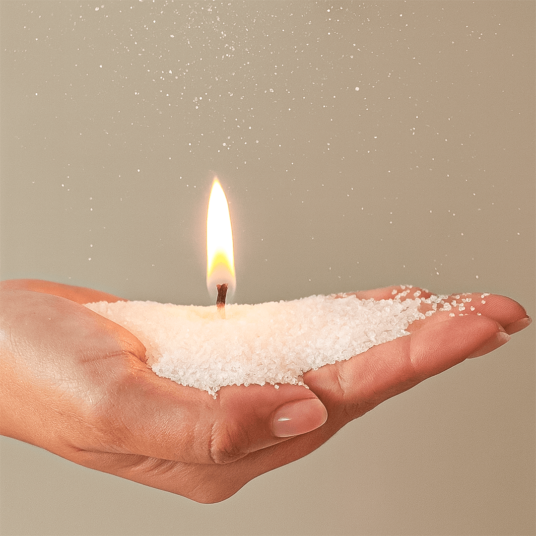 Cera Vegetal Tipo Arena / Cera de Nieve para Velas Decorativas - Candle Craft