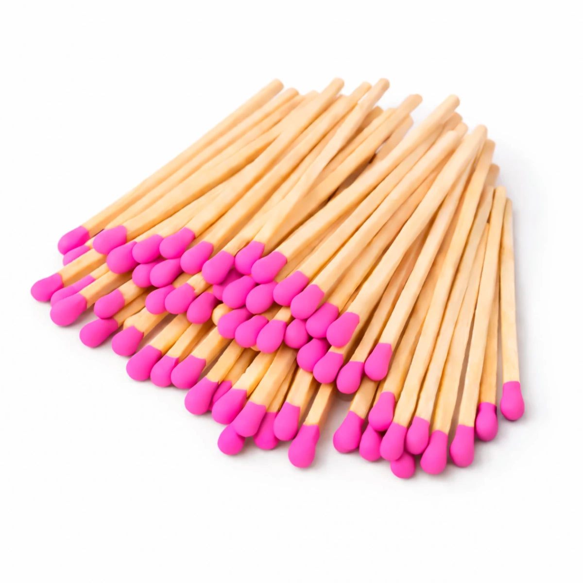 Cerillos de Colores Largos de Madera para Velas - Fósforos de Madera - Fucsia - Candle Craft