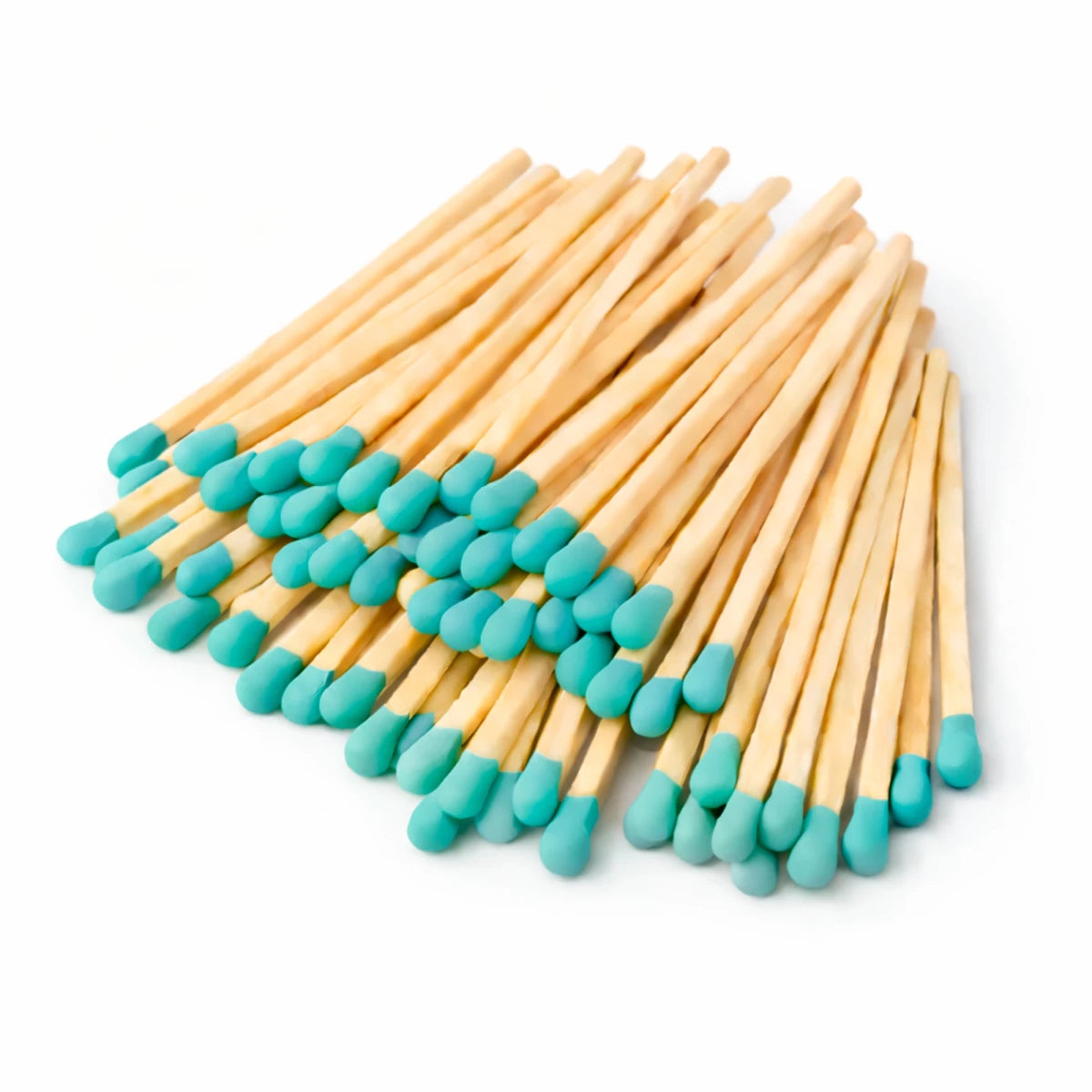 Cerillos de Colores Largos de Madera para Velas - Fósforos de Madera - Verde Azulado - Candle Craft