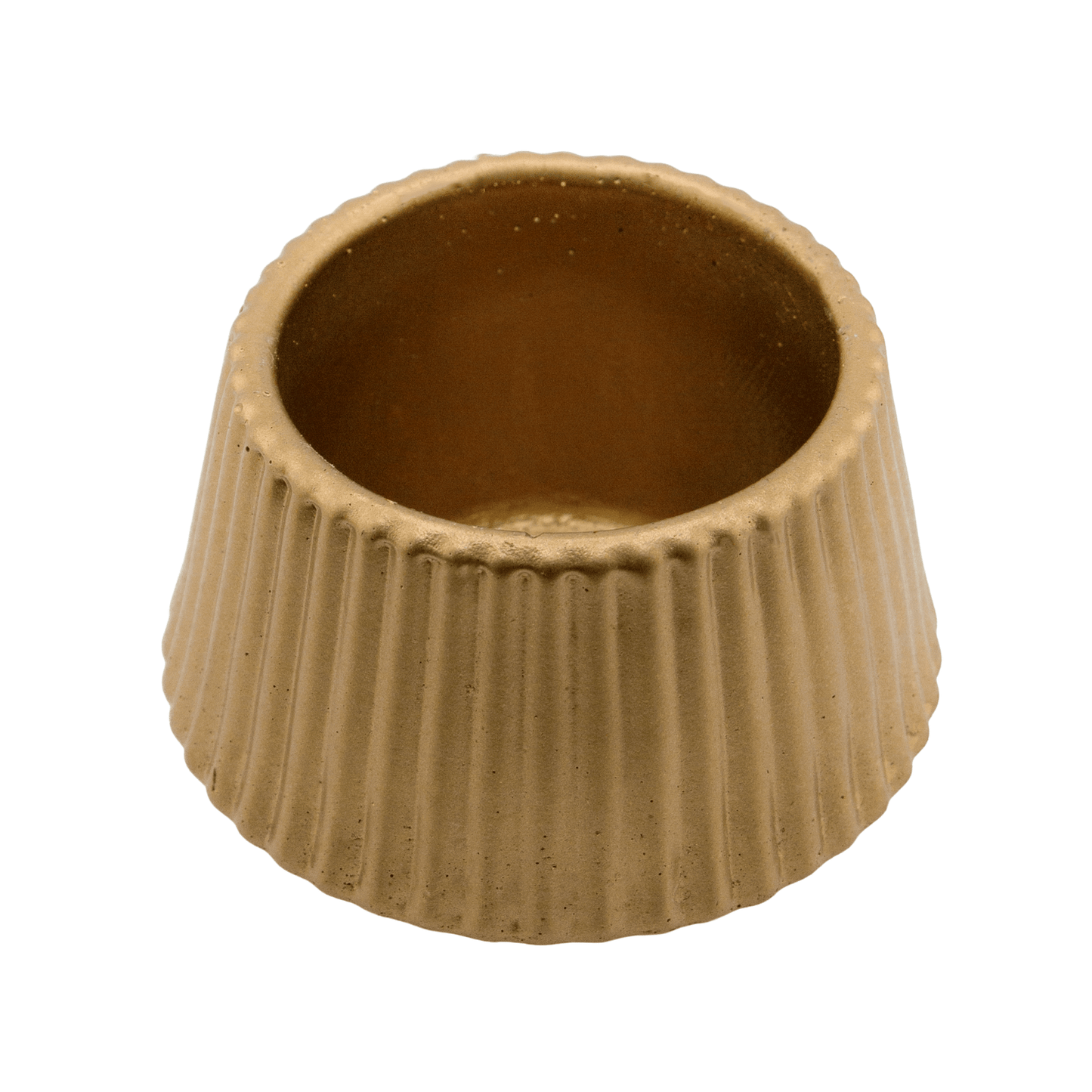 Colección Navidad - Árbol de Navidad - Pino Navideño de Concreto para Velas - Dorado (Edición Especial de Navidad) - Candle Craft