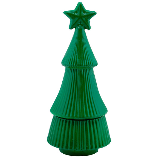 Colección Navidad - Árbol de Navidad - Pino Navideño de Concreto para Velas - Verde (Edición Especial de Navidad) - Candle Craft