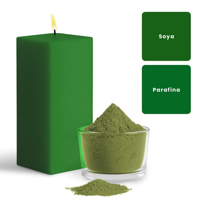 Colorante en Polvo para Velas - Alta Concentración - Color: Verde - Candle Craft