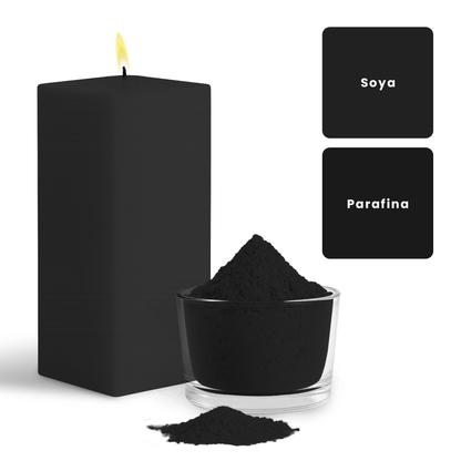 Colorante en Polvo para Velas - Ultra Concentración - Color: Negro Concentrado - Candle Craft