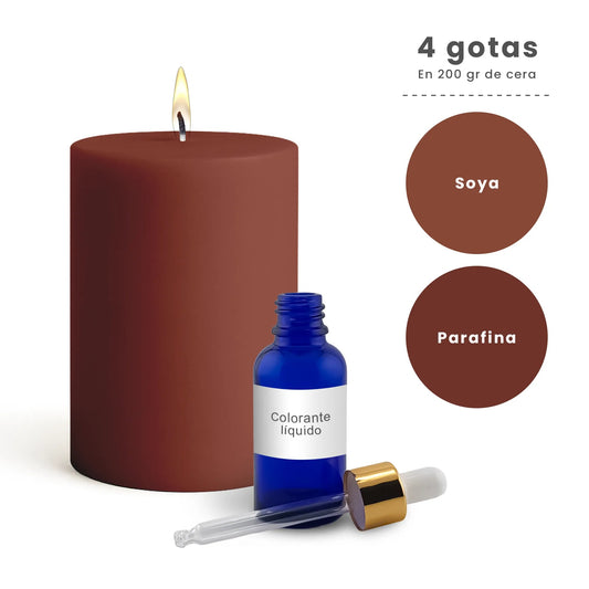 Colorante Líquido para Velas - Ultra Concentración - Color: Capuchino - Candle Craft