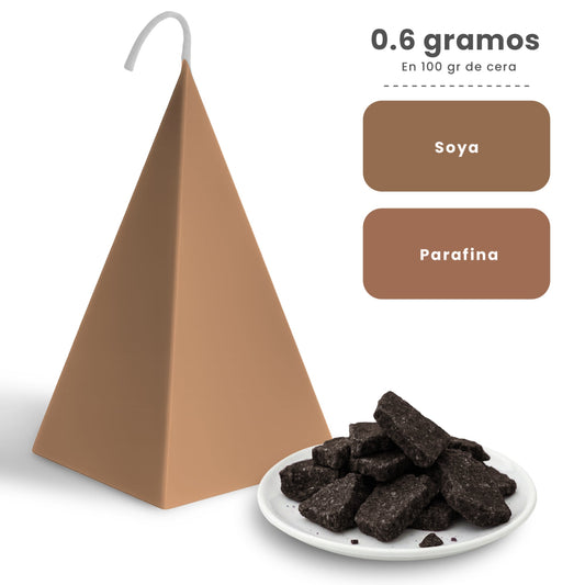 Colorante Sólido para Velas - Tinte en Escamas de Alta Concentración – Color: Café - Candle Craft