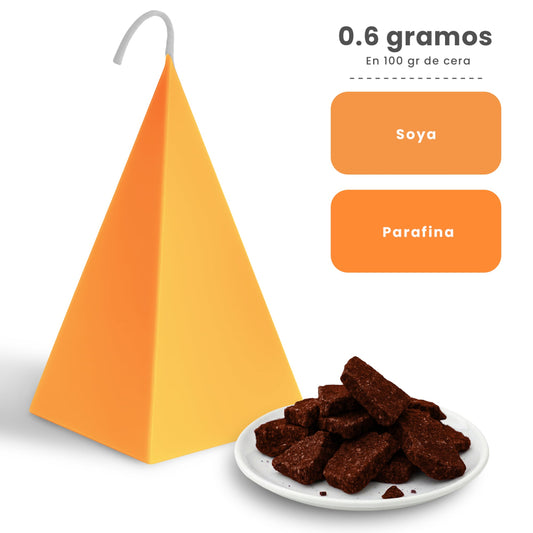 Colorante Sólido para Velas - Tinte en Escamas de Alta Concentración – Color: Naranja - Candle Craft