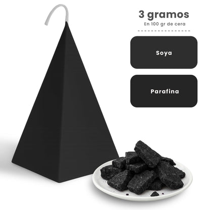 Colorante Sólido para Velas - Tinte en Escamas de Alta Concentración – Color: Negro - Candle Craft