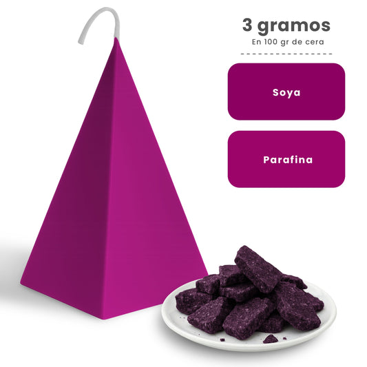 Colorante Sólido para Velas - Tinte en Escamas de Alta Concentración – Color: Rosa - Candle Craft