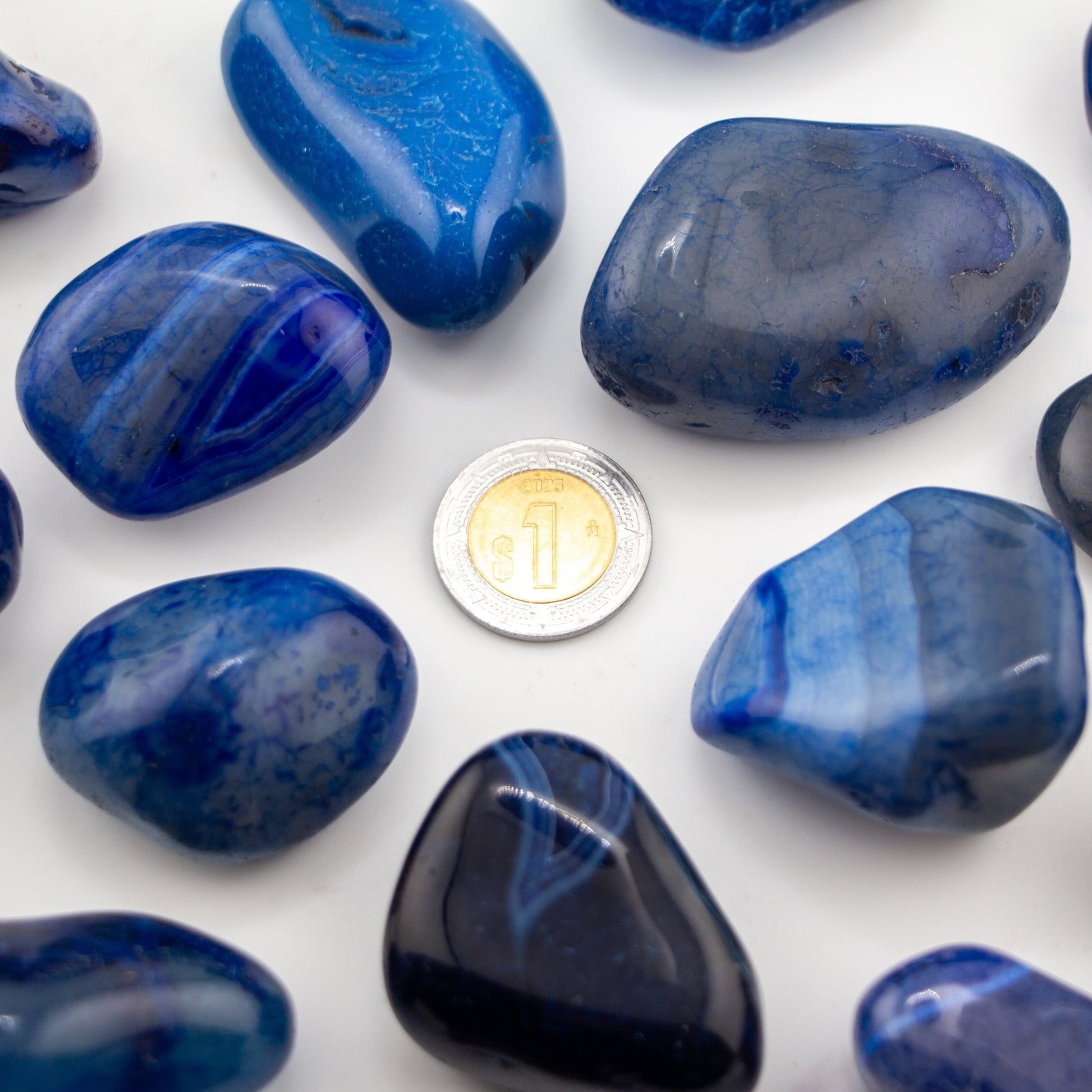 Cuarzo Ágata Azul Pulida – Energía de Serenidad, Comunicación y Armonía para Espacios - Candle Craft