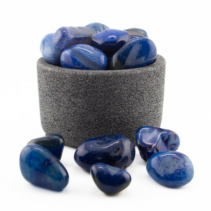 Cuarzo Ágata Azul Pulida – Energía de Serenidad, Comunicación y Armonía para Espacios - Candle Craft