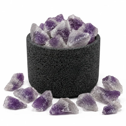 Cuarzo Amatista Bruto Pequeño – Piedra de Protección Intuición y Calma Espiritual - Candle Craft
