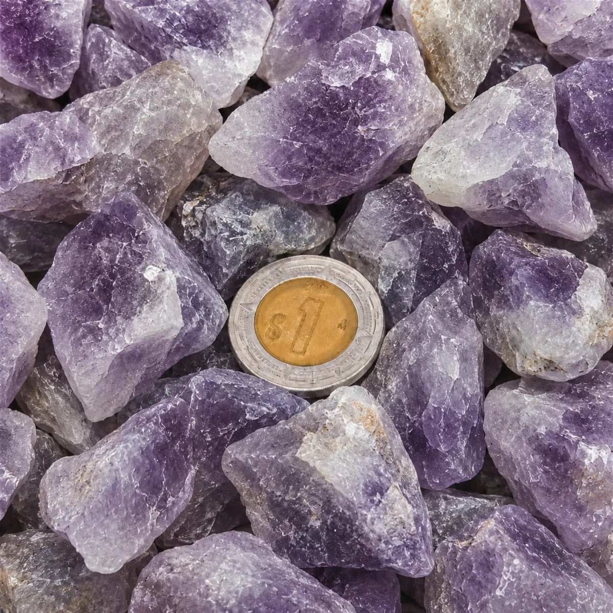 Cuarzo Amatista Bruto Pequeño – Piedra de Protección Intuición y Calma Espiritual - Candle Craft