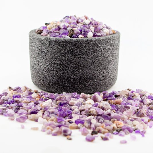 Cuarzo Amatista Confeti – Piedra de Protección, Intuición y Calma Espiritual - Candle Craft
