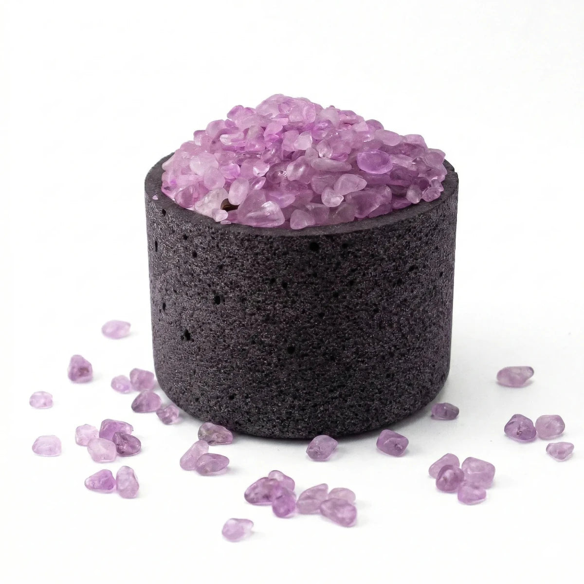 Cuarzo Amatista Lavanda Confeti – Piedra de Protección, Intuición y Calma Espiritual - Candle Craft