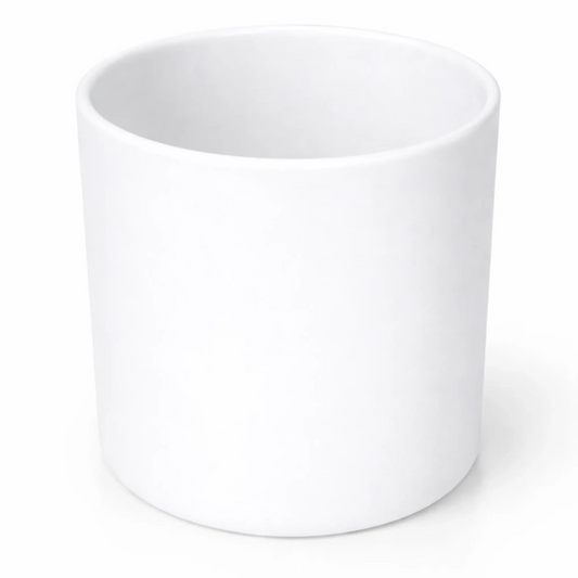 EOL - 450ml - Mónaco Vaso de vidrio para velas - Frasco Blanco Mate - Candle Craft