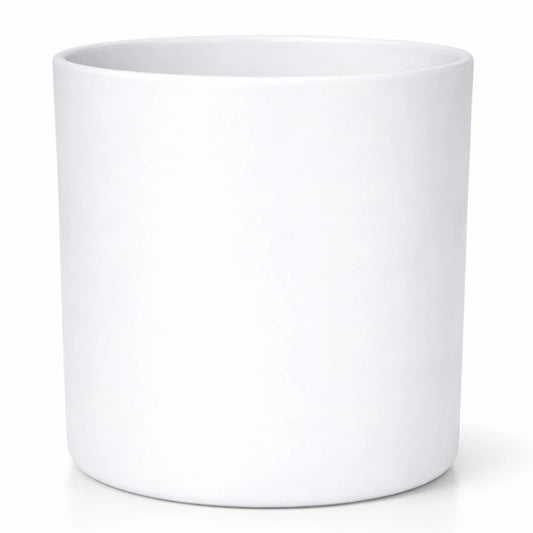 EOL - 450ml - Mónaco Vaso de vidrio para velas - Frasco Blanco Mate - Candle Craft