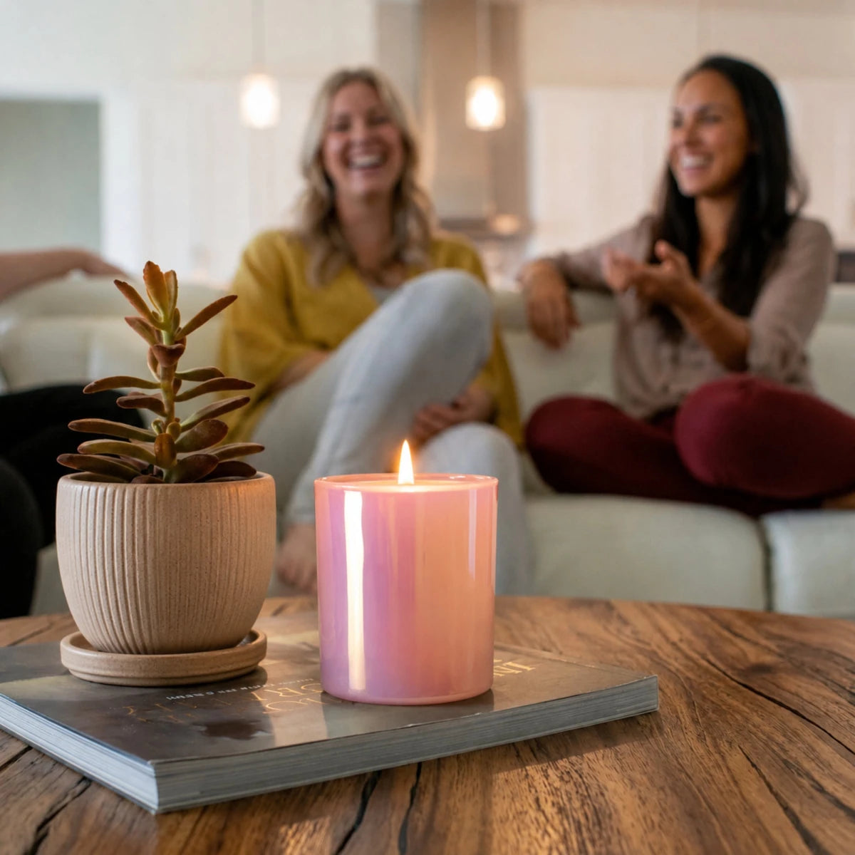 EOL - 450ml - Mónaco Vaso de vidrio para velas - Frasco Rosa Brillante Tornasol - Candle Craft