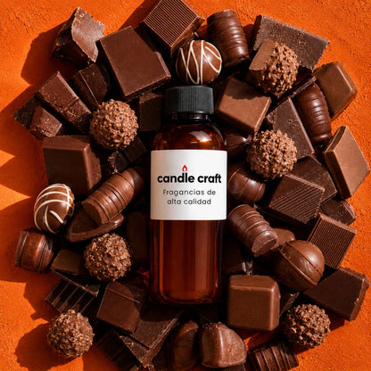 Fragancia Candle Craft - Chocolate Cremoso - Esencia para Velas Jabones Difusores y Más - Hecho en México - Candle Craft
