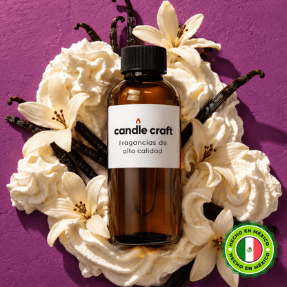 Fragancia Candle Craft - Corazón de Vainilla - Esencia para Velas Jabones Difusores y Más - Hecho en México - Candle Craft