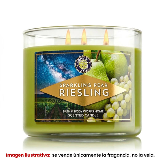Fragancia Candle Craft - EOL - Sparkling Pear Riesling - Inspirada en Bath & Body Works (BBW)® / White Barn ® - Candle Craft