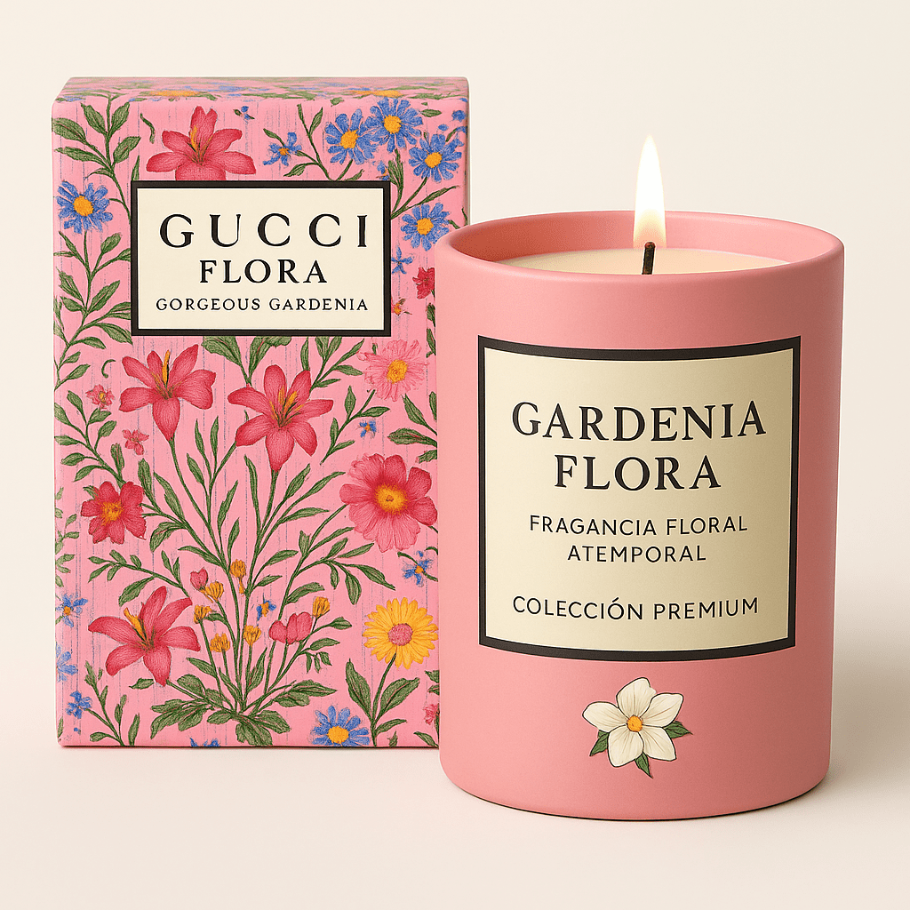 Fragancia Candle Craft - Gorgeous Gardenia - Gardenia Radiante - Inspirada en Gucci® - Candle Craft