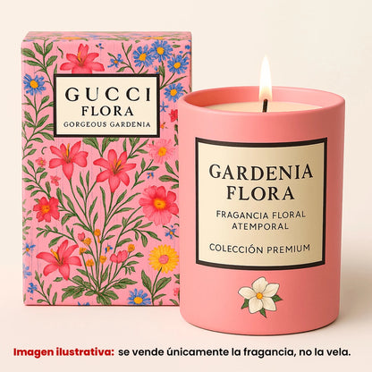 Fragancia Candle Craft - Gorgeous Gardenia - Gardenia Radiante - Inspirada en Gucci® - Candle Craft