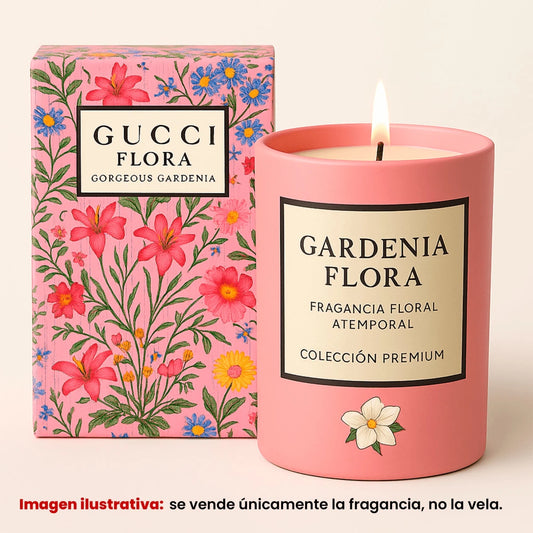 Fragancia Candle Craft - Gorgeous Gardenia - Gardenia Radiante - Inspirada en Gucci® - Candle Craft