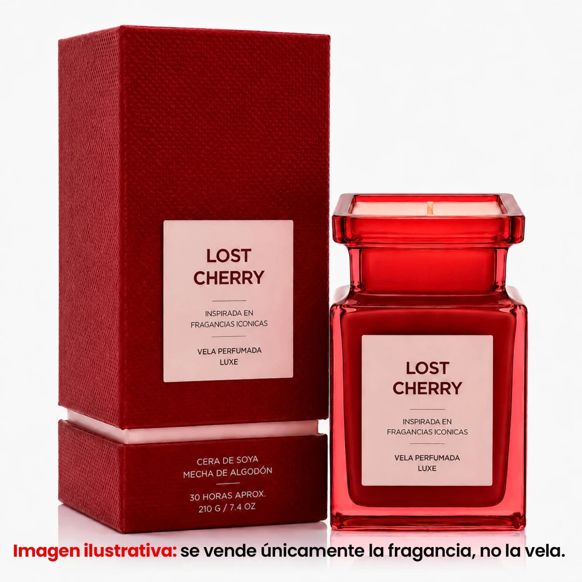 Fragancia Candle Craft - Lost Cherry - Inspirada en Tom Ford® - Candle Craft