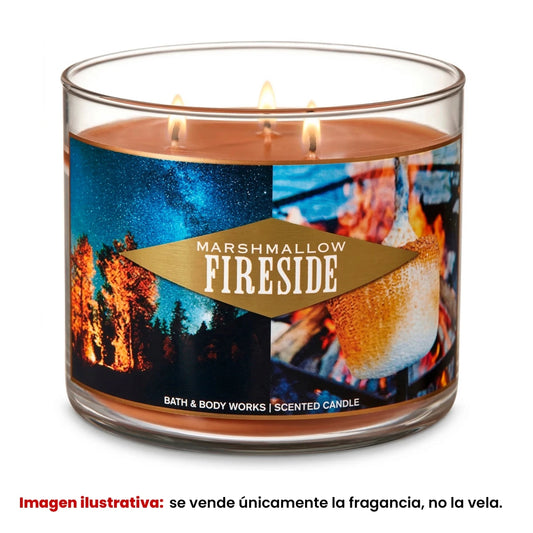 Fragancia Candle Craft - Marshmallow Fireside - Malvavisco junto al fuego - Inspirada en Bath & Body Works (BBW)® / White Barn ® - Candle Craft