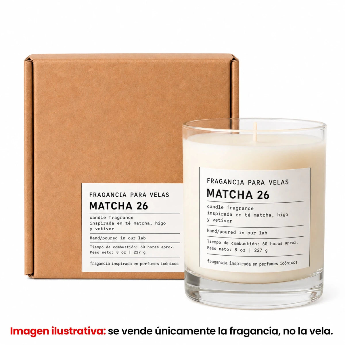 Fragancia Candle Craft - Matcha 26 - Inspirada en Le Labo® - Candle Craft