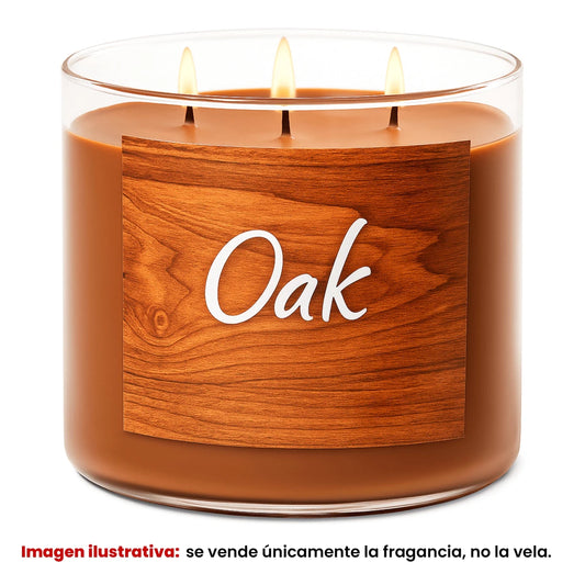 Fragancia Candle Craft - Oak for Men - Roble para Hombre - Inspirada en Bath & Body Works® - Candle Craft