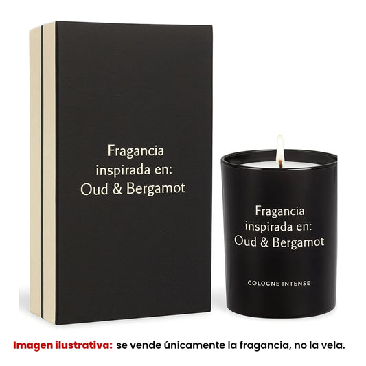 Fragancia Candle Craft - Oud & Bergamot - Madera de Agar y Bergamota - Inspirada en Jo Malone® - Candle Craft