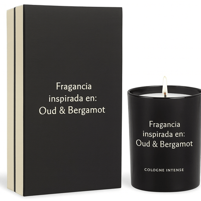 Fragancia Candle Craft - Oud & Bergamot - Madera de Agar y Bergamota - Inspirada en Jo Malone® - Candle Craft