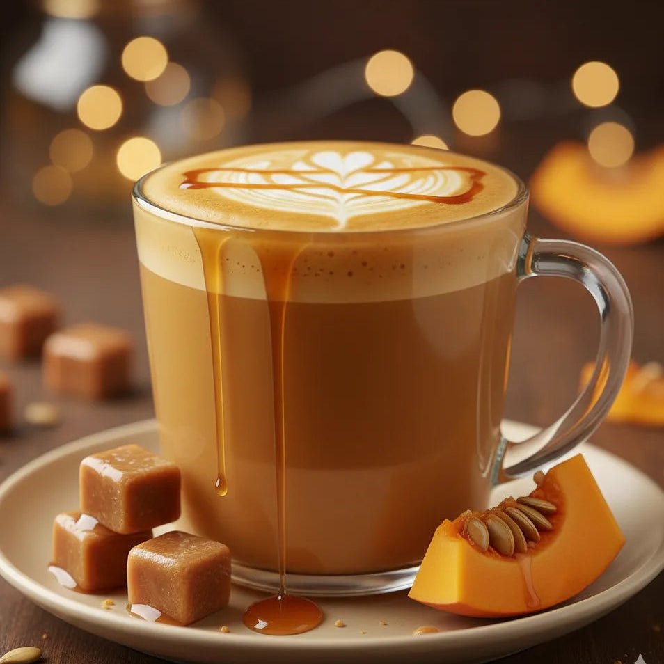 Fragancia Candle Craft - Pumpkin Caramel Latte - Latte de Calabaza y Caramelo - Inspirada en Bath & Body Works® - Candle Craft