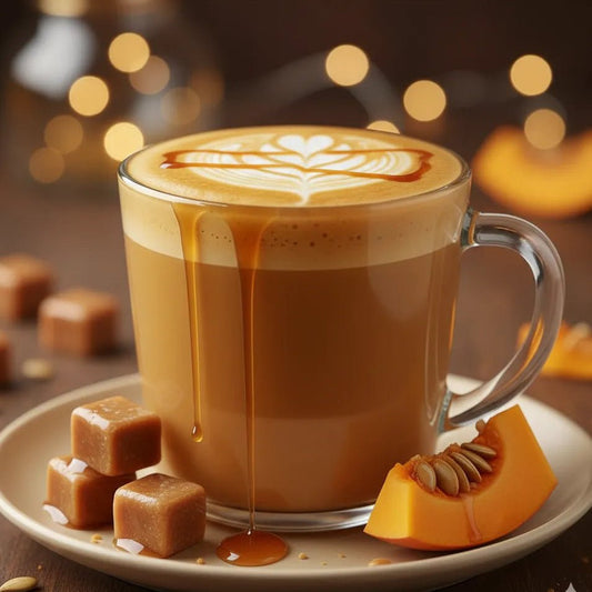 Fragancia Candle Craft - Pumpkin Caramel Latte - Latte de Calabaza y Caramelo - Inspirada en Bath & Body Works® - Candle Craft
