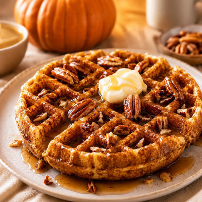 Fragancia Candle Craft - Pumpkin Pecan Waffles - Waffles de Calabaza y Nuez Pacana - Inspirada en Bath & Body Works (BBW)® / White Barn ® - Candle Craft