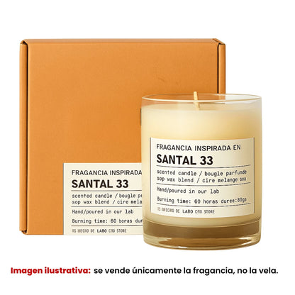 Fragancia Candle Craft - Santal 33 - Inspirada en Le Labo® - Candle Craft