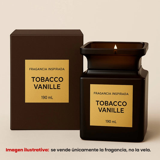 Fragancia Candle Craft - Tobacco Vanille - Tabaco y Vainilla - Inspirada en Tom Ford ® - Candle Craft
