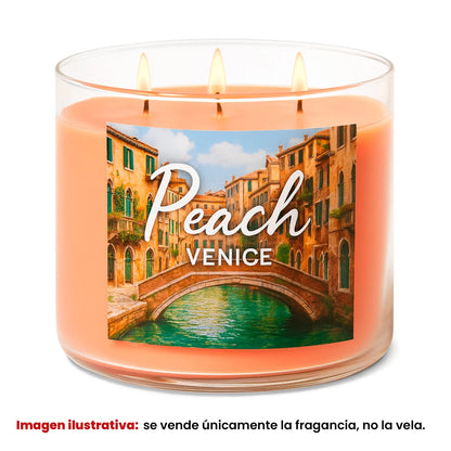 Fragancia Candle Craft - Venice Peach Bellini - Durazno Bellini Veneciano - Inspirada en Bath & Body Works® - Candle Craft