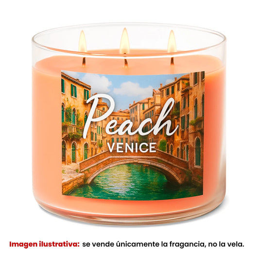 Fragancia Candle Craft - Venice Peach Bellini - Durazno Bellini Veneciano - Inspirada en Bath & Body Works® - Candle Craft