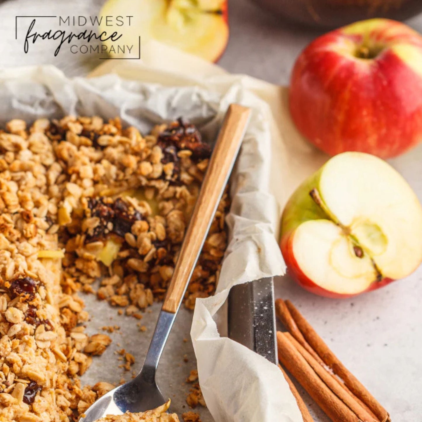 Fragancia Midwest Fragrance Company - Apple Maple Crumble - Crumble de Manzana y Maple - Importado de USA - Candle Craft