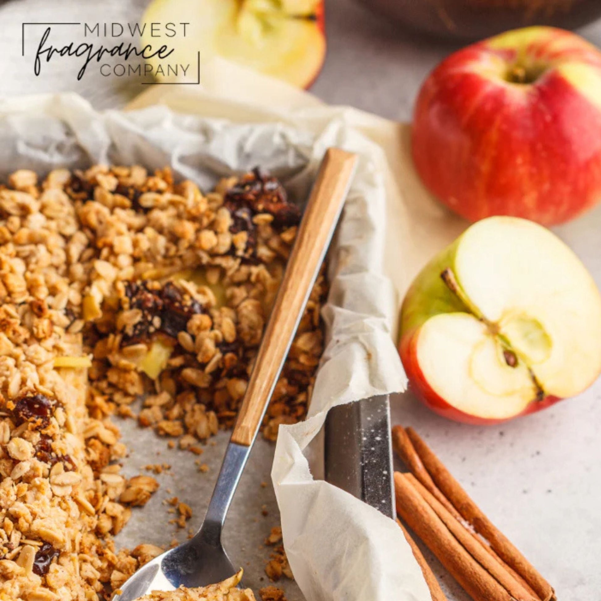 Fragancia Midwest Fragrance Company - Apple Maple Crumble - Crumble de Manzana y Maple - Importado de USA - Candle Craft